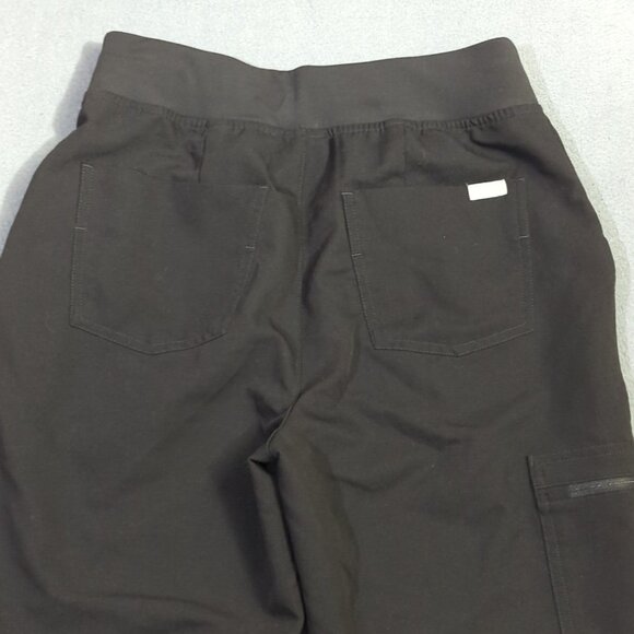 Figs Pants Women's S Black High Waisted Zamora Jogger Scrub - Picture 3 of 11